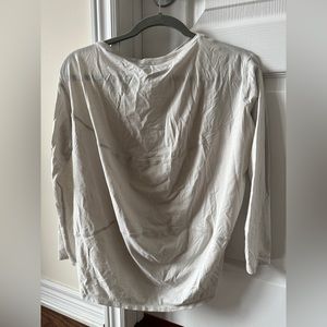 Back in Action Long Sleeve Shirt	size 4 PimaOpal White